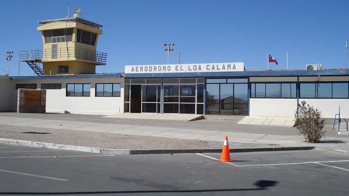 Terminal del aeropuerto El Loa de Calama
