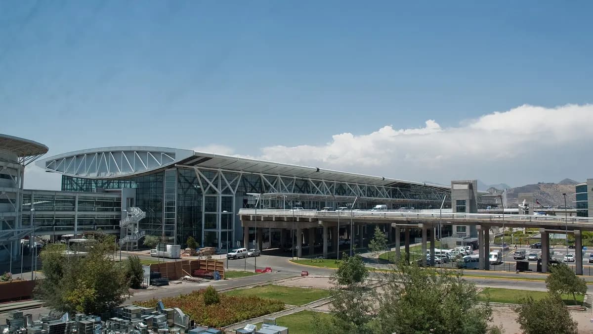 Terminal de l'aéroport de Santiago à Pudahuel