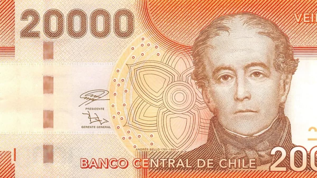 Billete chileno de 20.000 pesos